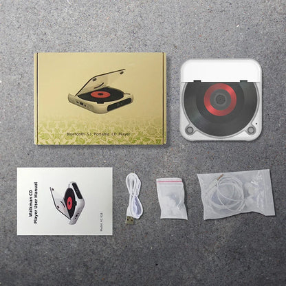 Bluetooth-Compatible CD Player LCD Screen Car CD Player