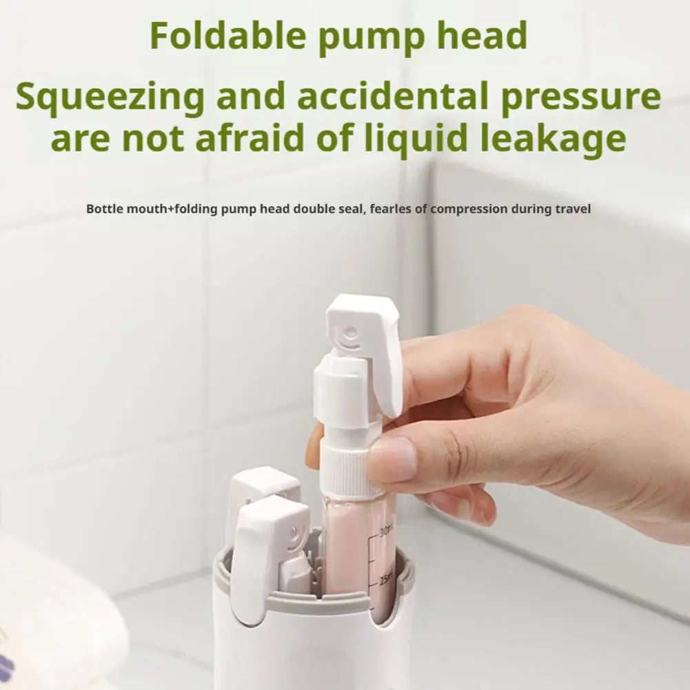 4-in-1 Portable Travel Refillable Bottles Set Cosmetics And Toiletries