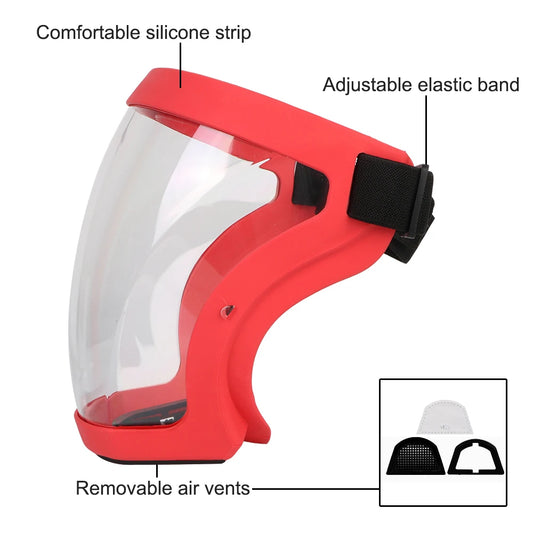 Cover Oil-splash Proof Mask Full Face Shield Kitchen Tool