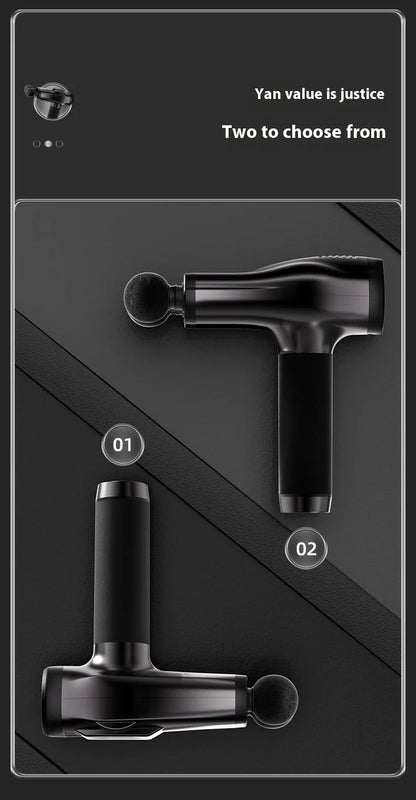 Double Head Handheld Mini Massager Gun with Deep Tissue