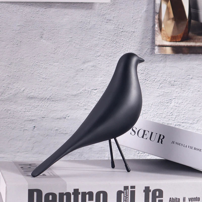 Nordic Style Minimalist Bird Sculpture Resin Craft Artwork