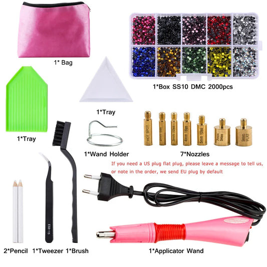 QIAO Hotfix Rhinestones Applicator Tools DIY Craft