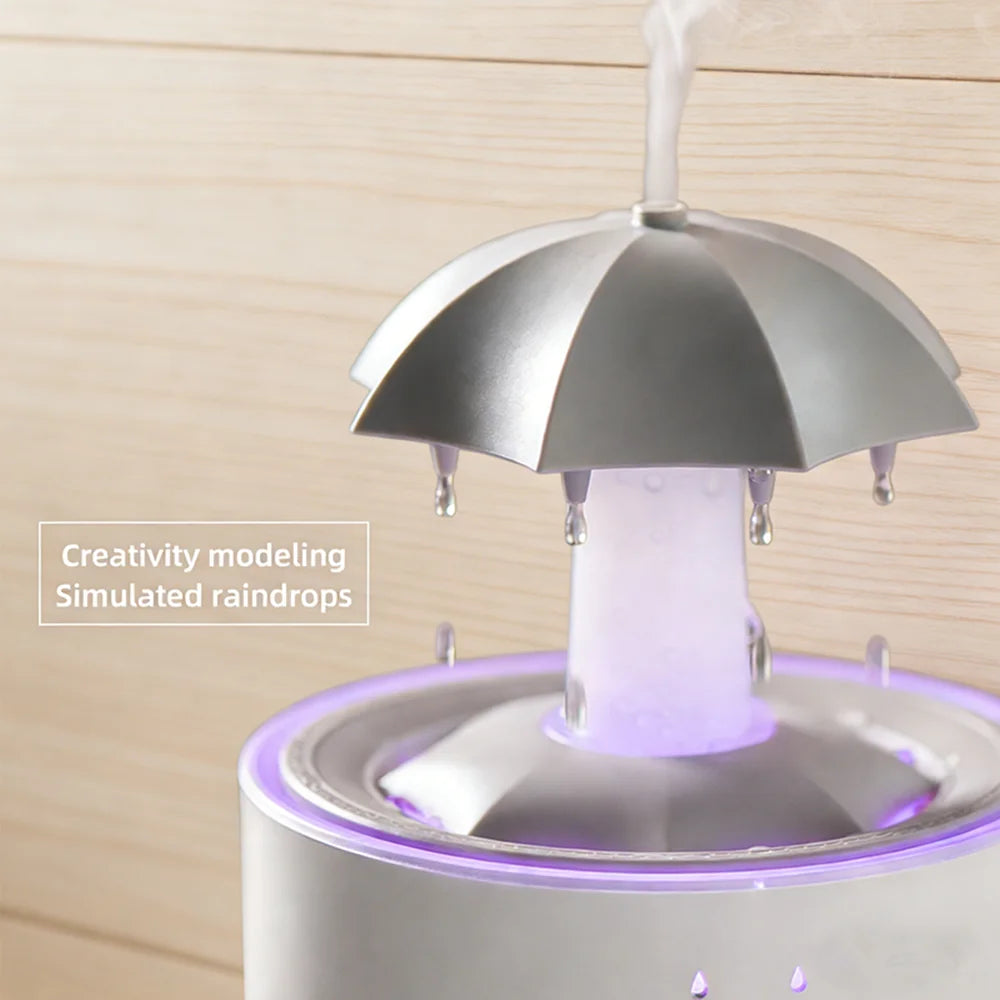 Ultra Quiet Raindrop Humidifier Aromatherapy Diffuser