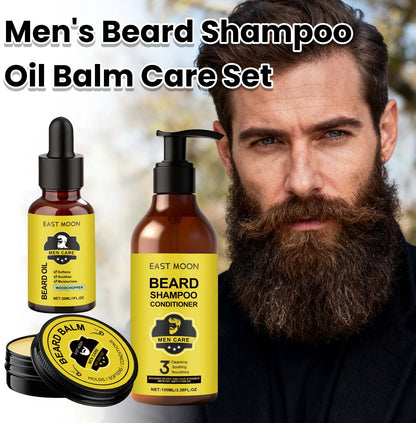 Natural Plant Extract Hair Care Set For Men 2in1 Beard Care