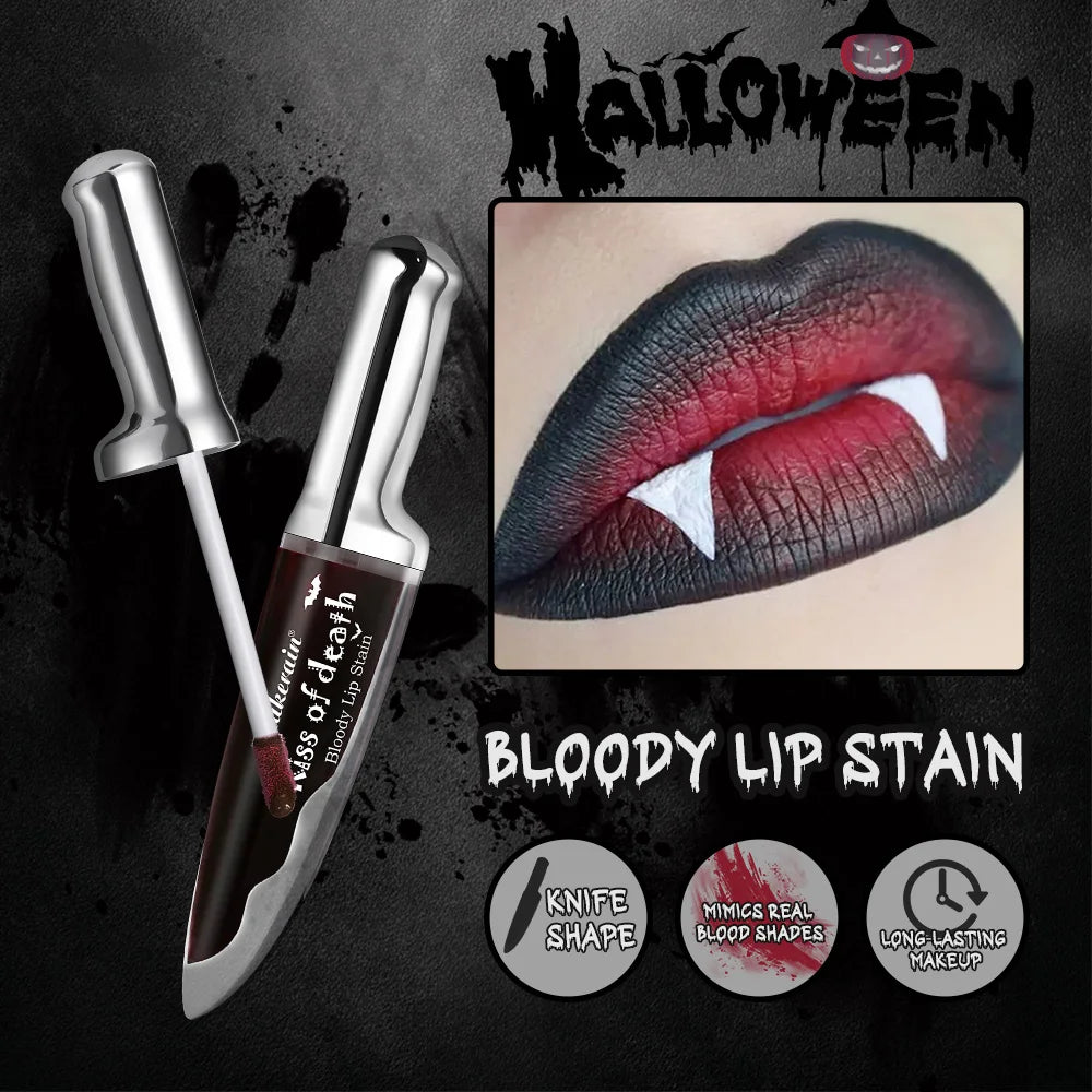 Lip Stain Kiss of Death Bloody Gothic Matte Long Lasting