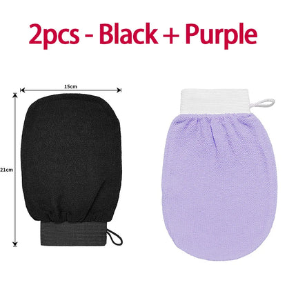 Exfoliating Gloves Dead Skin Scrubber Shower Gloves Bath Towel