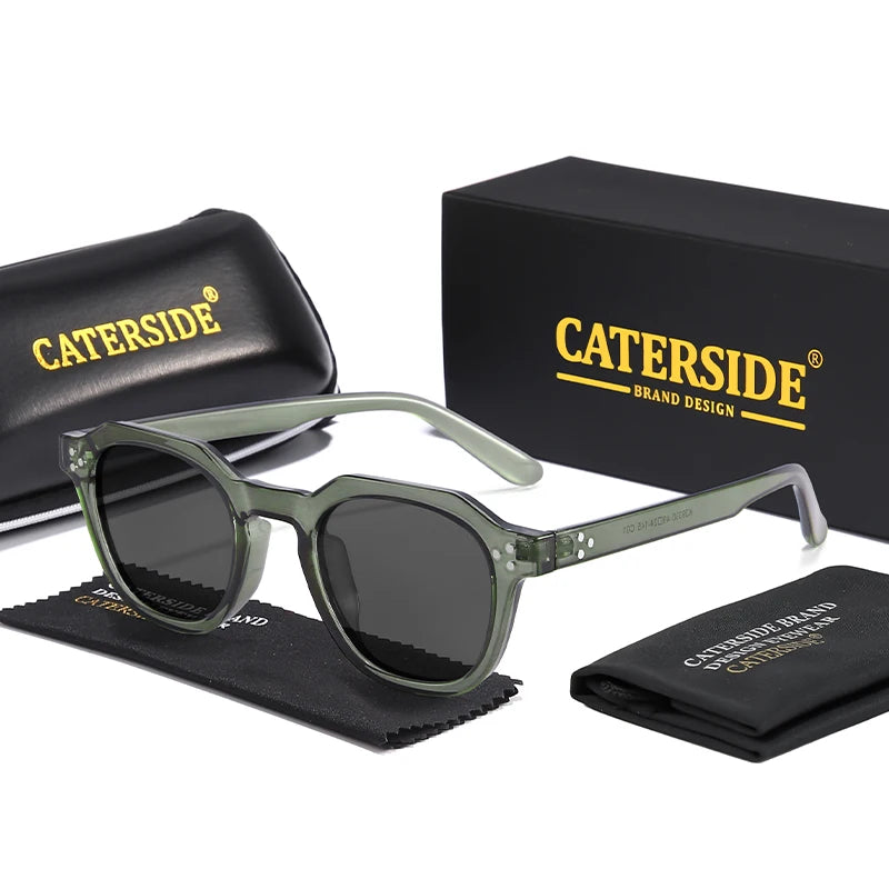 Caterside New Retro Polarized Men Sunglasses Square