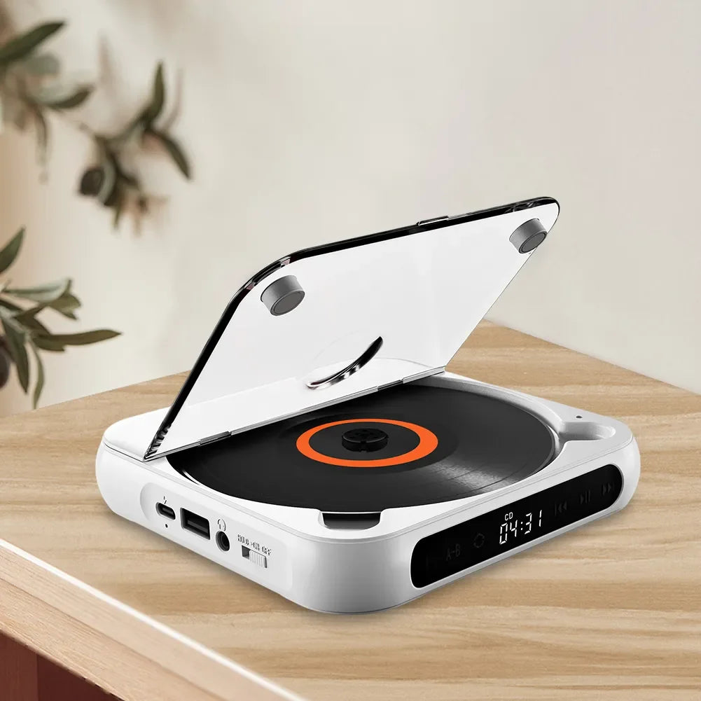 Bluetooth-Compatible CD Player LCD Screen Car CD Player