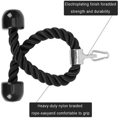 Triceps Lowering Rope Face Pull Handles Push Pull Down