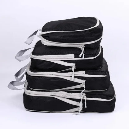 Travel Compression Packing Cubes Suitcase  Organizer Set