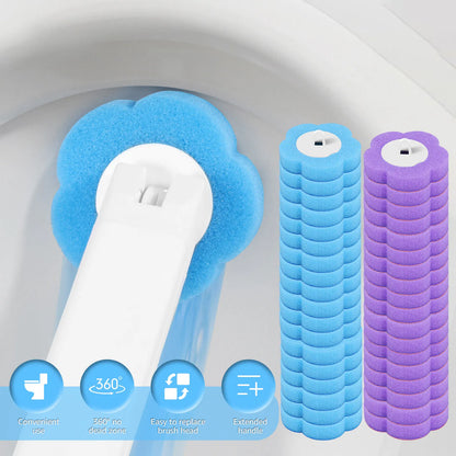 Toilet Brush With Disposable Replacement Head