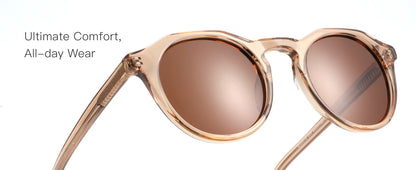 ZENOTTIC Vintage Round Polarized Sunglasses for Men Women
