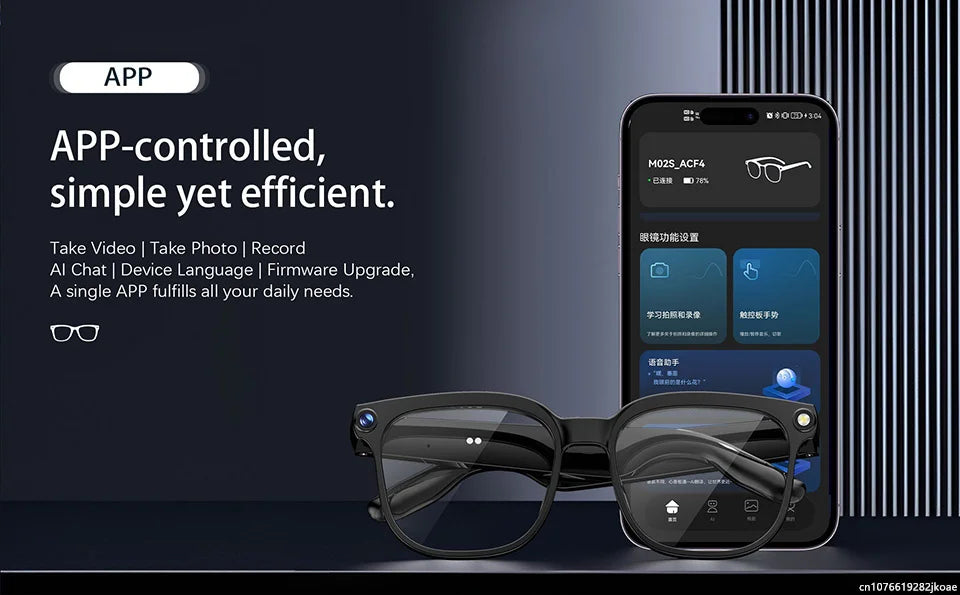 Smart Translation Glasses AI Smart Bluetooth Glasses