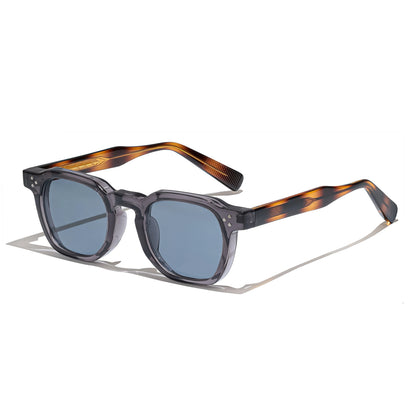 HBK New Square Retro Sunglasses Men Fashion