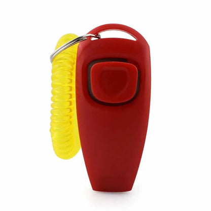 2 In 1 Pet Clicker Dog Training Whistle Answer Card