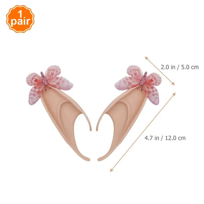 Latex Elf False Ears Fairy Angel Butterfly Ears