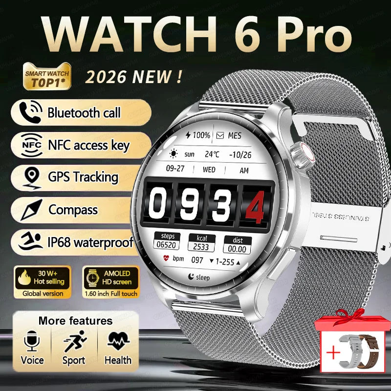 New GPS SmartWatch BluetoothCall IP68 Waterproof Men Women