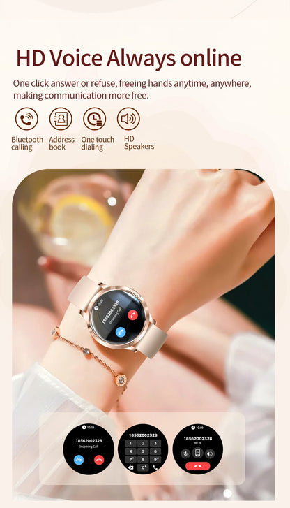 New Smart Watch For Women Gift 1.32 Inch Full Touch Screen