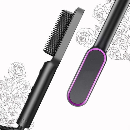 Electric Hair Straightener Brush Professional Straightener
