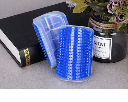 Massage Pet Cat Brush Corner Scrape Hair Removal