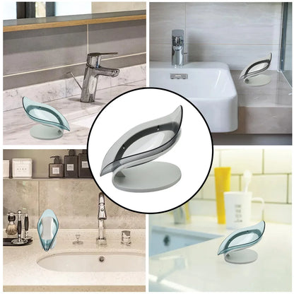 Suction Cup Soap Dish Box For Bathroom Shower Soap Holder