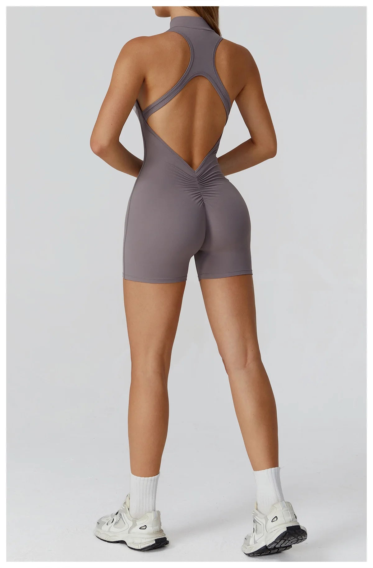 Scrunch Sports Overalls Gym Jumpsuit Women's Fitness