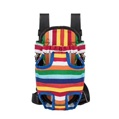 Adjustable Cat Carrier Bag Pet Double Shoulder Backpack