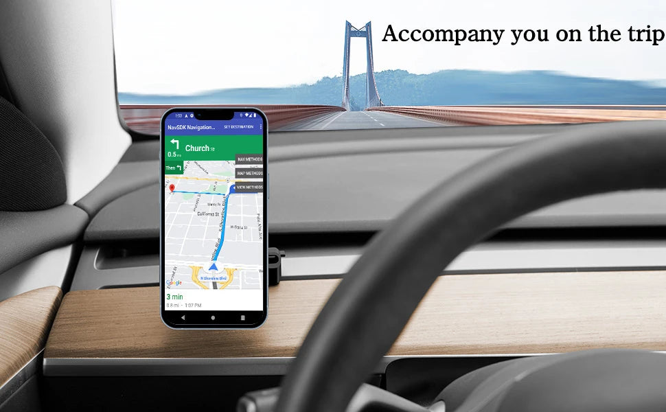 Magnetic Wireless Car Charger Mount Adsorbable Holder