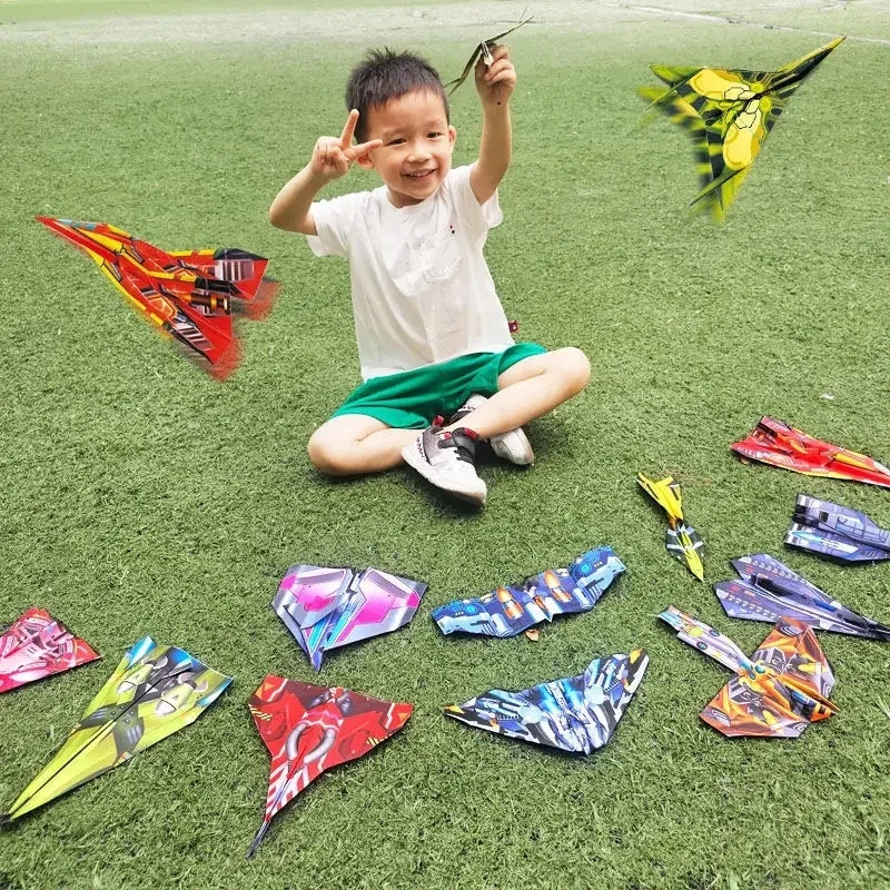 36Pcs DIY Children's Origami Airplane Parent-Child Full-Color