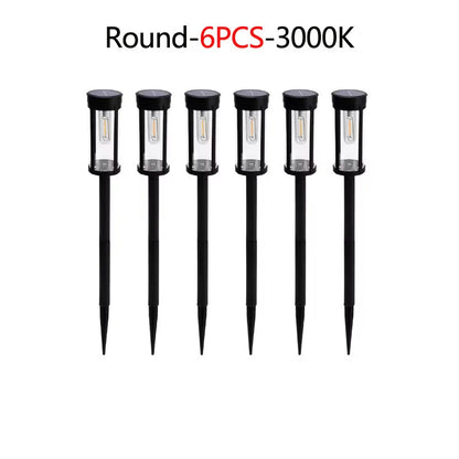 Retro Solar Pathway Warm Lights Outdoor