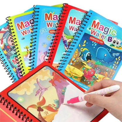 Magical Book Water Drawing Montessori Toys Coloring Book
