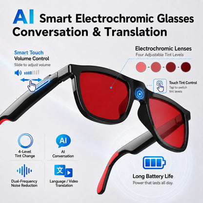 New Smart Audio Glasses Wireless Open Ear Sunglasses