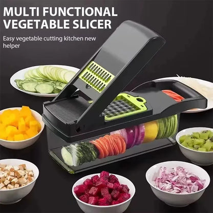 16-in-1 Multifunctional Kitchen Gadget with Vegetable Slicer