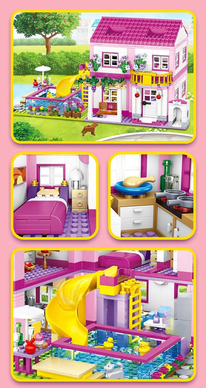 Friends City Series House Summer Holiday Villa Castle