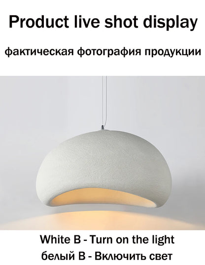 Nordic Wabi Sabi Pendant Lamps Dining Room Lighting