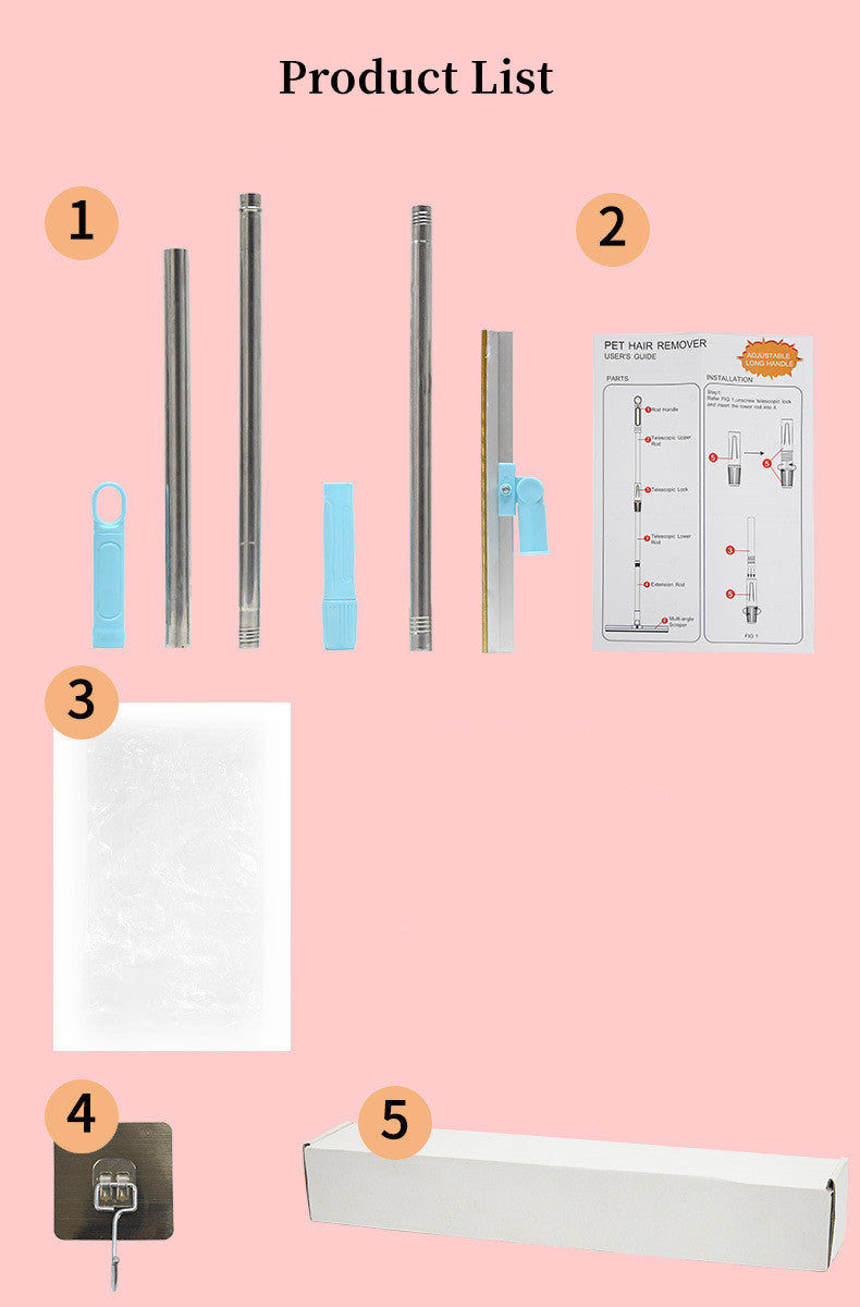 Carpet Rake Pet Hair Remover Set Pet Hair Removal Tool
