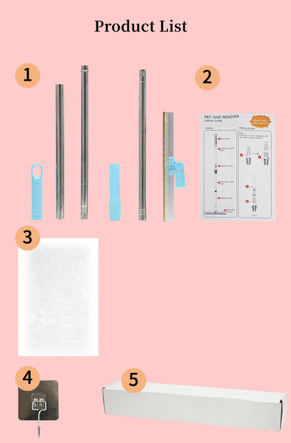 Carpet Rake Pet Hair Remover Set Pet Hair Removal Tool