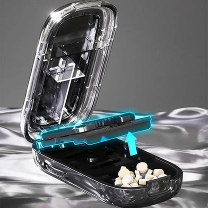 New Quartering Pill Cutter Storage Box Medicine