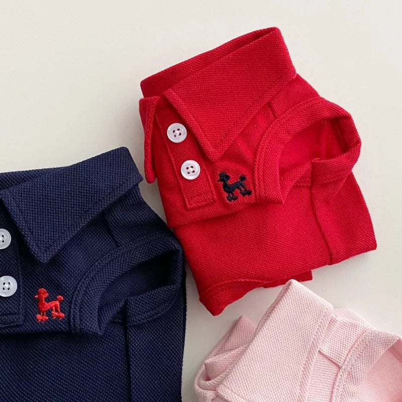 New Pet Polo Shirt Cool Clothes Soft Breathable Costumes