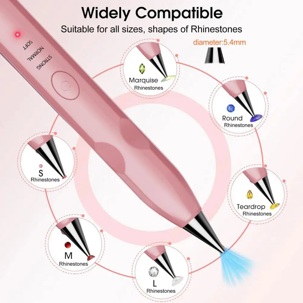 Electric Diamond Art Pen Vacuum Diamond Placement Tool