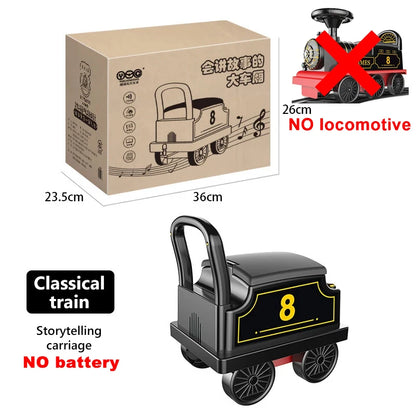Kids Train Riding Toy Ailway Classical Electric Model