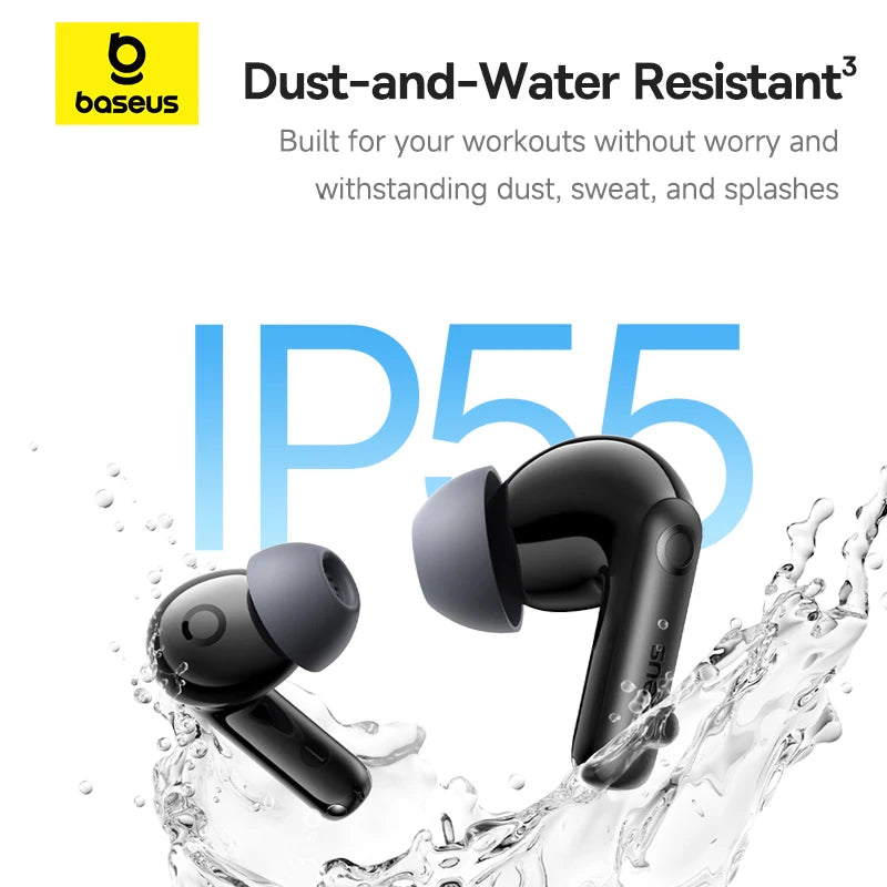 Baseus Bass BP1 Pro -50dB Noise Cancelling Wireless Earbuds