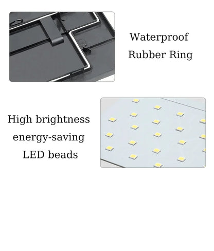 Solar Power Wall Lamp IPX5 Waterproof Garden Lights