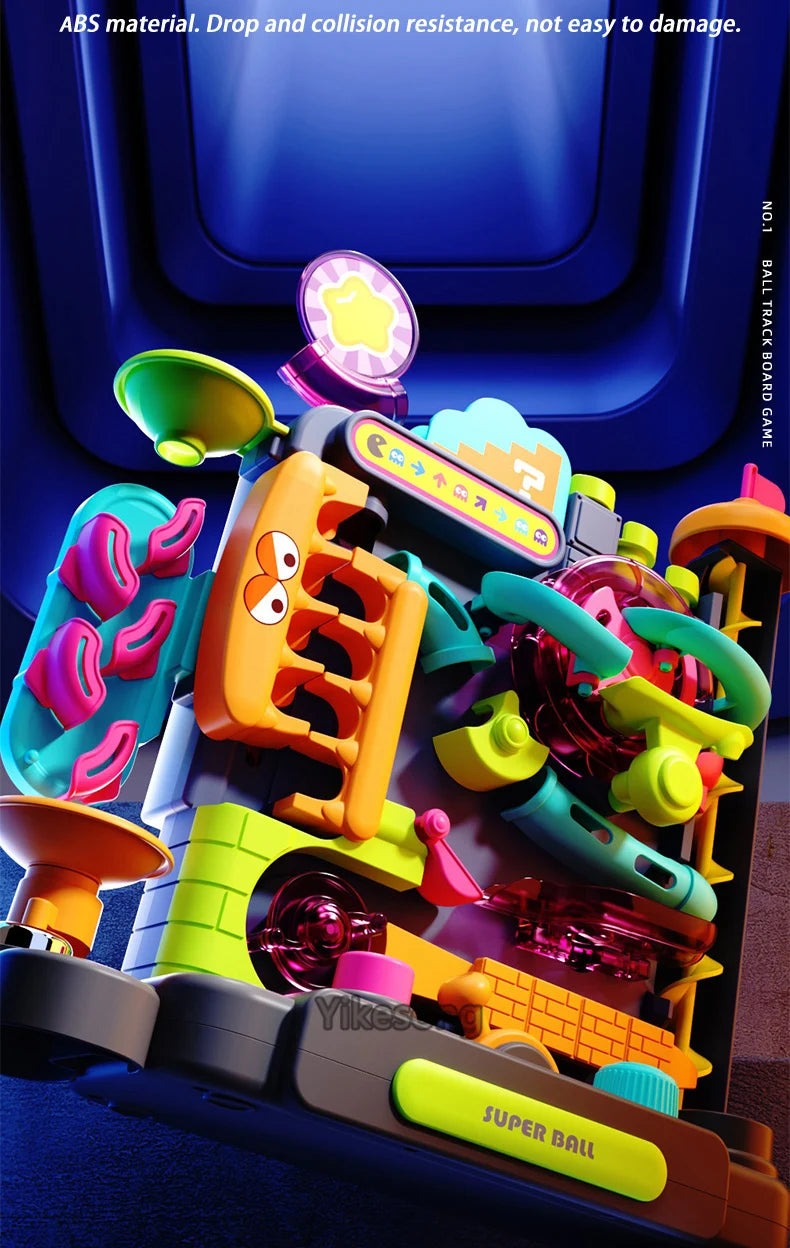 Educational Montessori Toy Multi-Layer Track Adventure Game