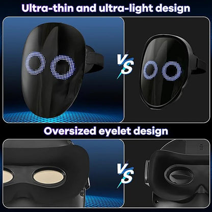 Led Mask with Voice Recognition Gesture Sensing, Light up