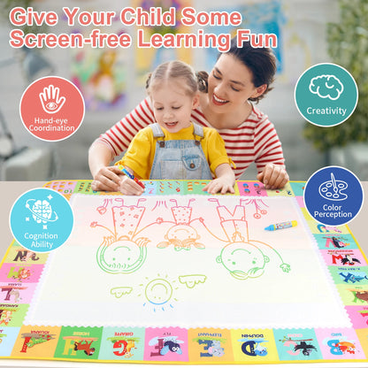 Magic Water Drawing Mat Coloring Doodle Painting Board