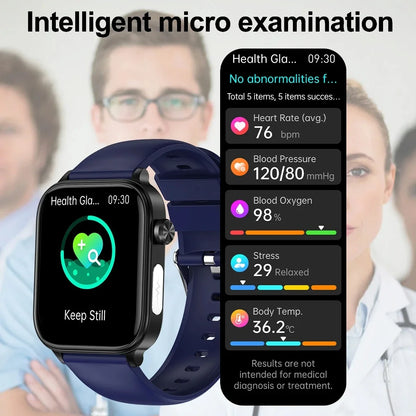 New AI Diagnosis Blood Lipids Body composition Test Smart Watch