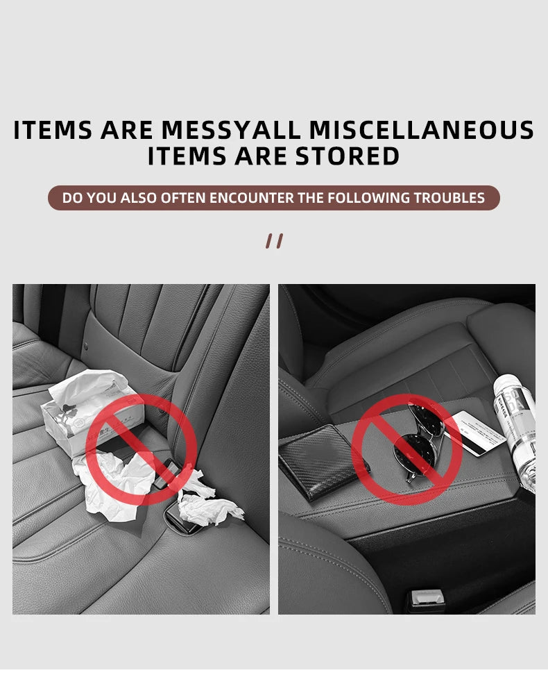 Car Seat Back Storage Box Multi-Functional Vehicle Mounted