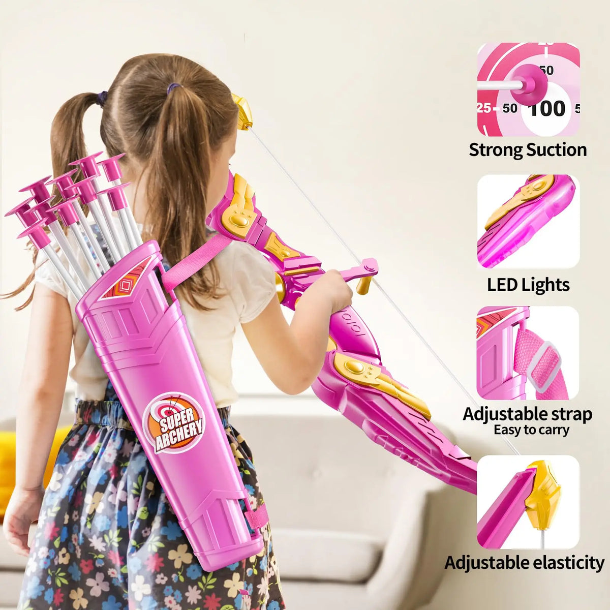Children's Bow and Arrow Set Archery Toy Set