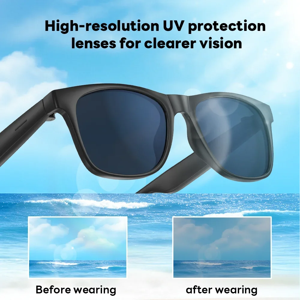 Lenovo AI Smart Wireless Glasses Bluetooth Sunglasses